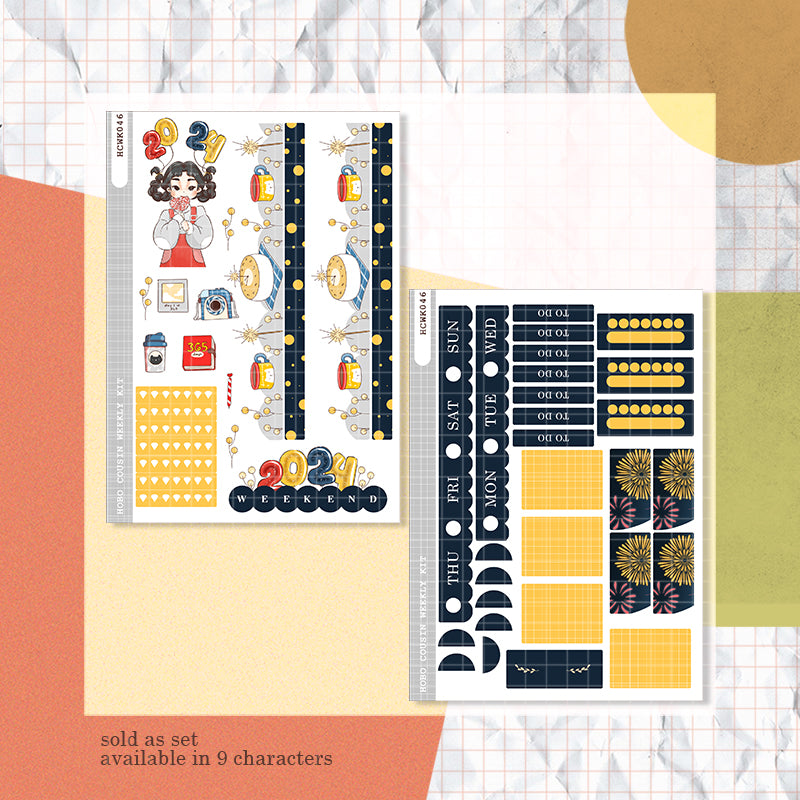 Promising | Year of the Rising Dragon | Hobonichi Cousin Weekly Kit - hcwk046