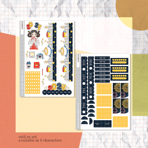 Promising | Year of the Rising Dragon | Hobonichi Cousin Weekly Kit - hcwk046