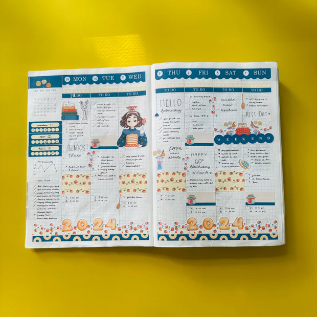 Abundant | Year of the Rising Dragon | Hobonichi Cousin Weekly Kit - hcwk048