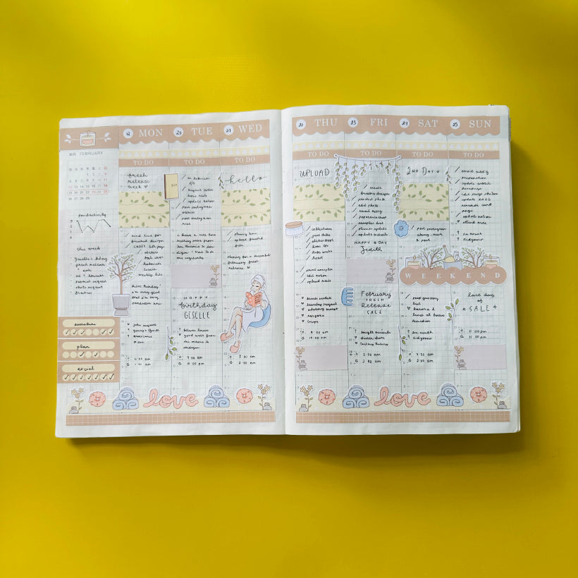 Radiant | Year of the Rising Dragon | Hobonichi Cousin Weekly Kit - hcwk049