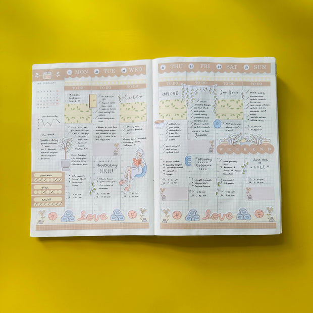 Radiant | Year of the Rising Dragon | Hobonichi Cousin Weekly Kit - hcwk049