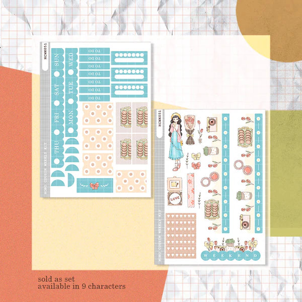 Sweet Girl | Story of Us | Hobonichi Cousin Weekly Kit - hcwk051