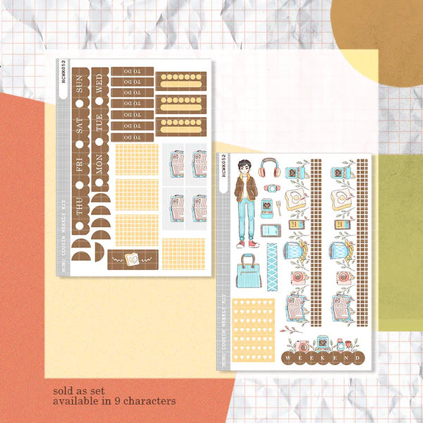 Sweet Guy | Crush Confessions | Hobonichi Cousin Weekly Kit - hcwk052