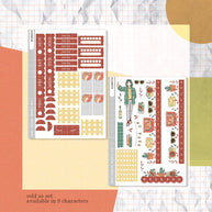 Clingy Guy | Crush Confessions | Hobonichi Cousin Weekly Kit - hcwk056
