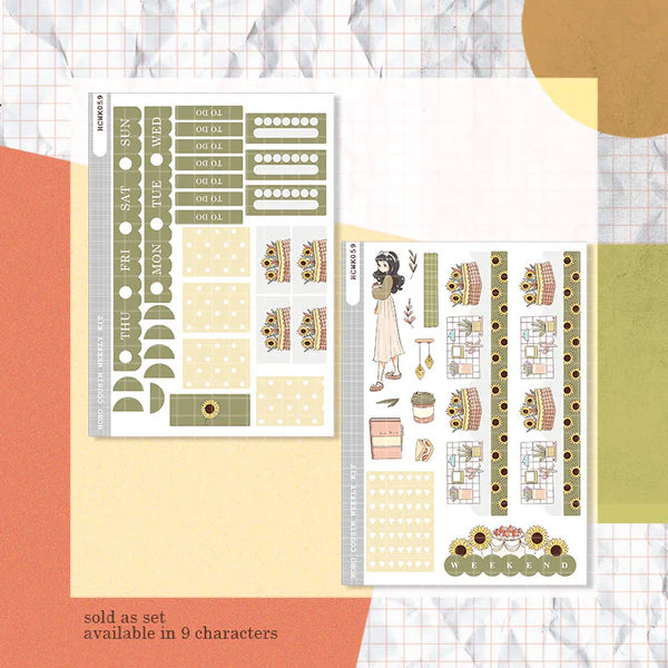 Office Girl | Story of Us | Hobonichi Cousin Weekly Kit - hcwk059