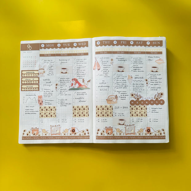 Blossoming | Spring Blossoming | Hobonichi Cousin Weekly Kit - hcwk066