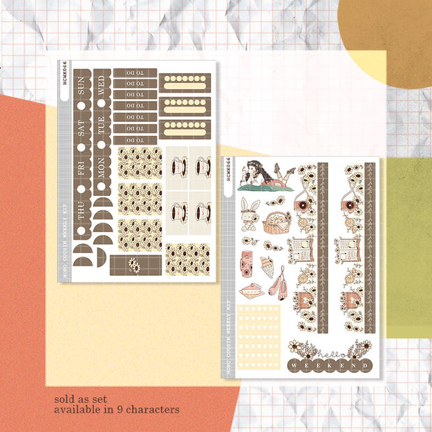 Blossoming | Spring Blossoming | Hobonichi Cousin Weekly Kit - hcwk066