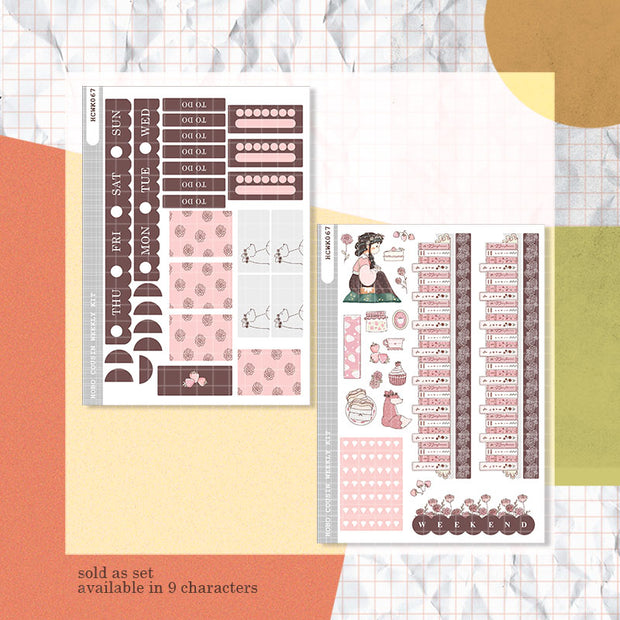 Lively | Spring Blossoming | Hobonichi Cousin Weekly Kit - hcwk067