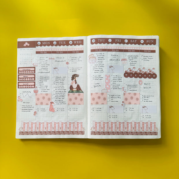 Lively | Spring Blossoming | Hobonichi Cousin Weekly Kit - hcwk067
