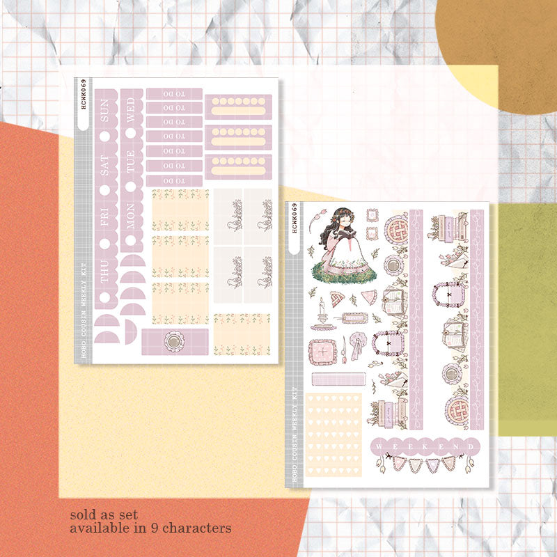 Breezy | Spring Blossoming | Hobonichi Cousin Weekly Kit - hcwk069