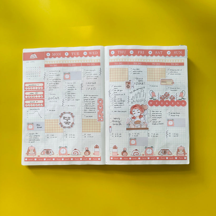 Sweet Treat | Alone Time | Hobonichi Cousin Weekly Kit - hcwk072