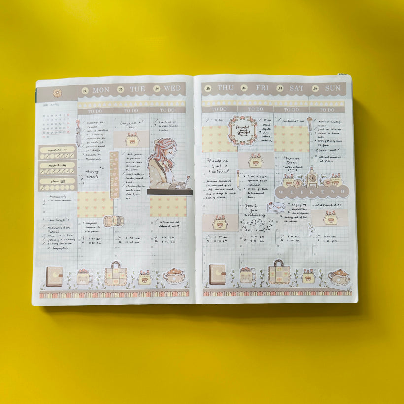 Journaling | Alone Time | Hobonichi Cousin Weekly Kit - hcwk075
