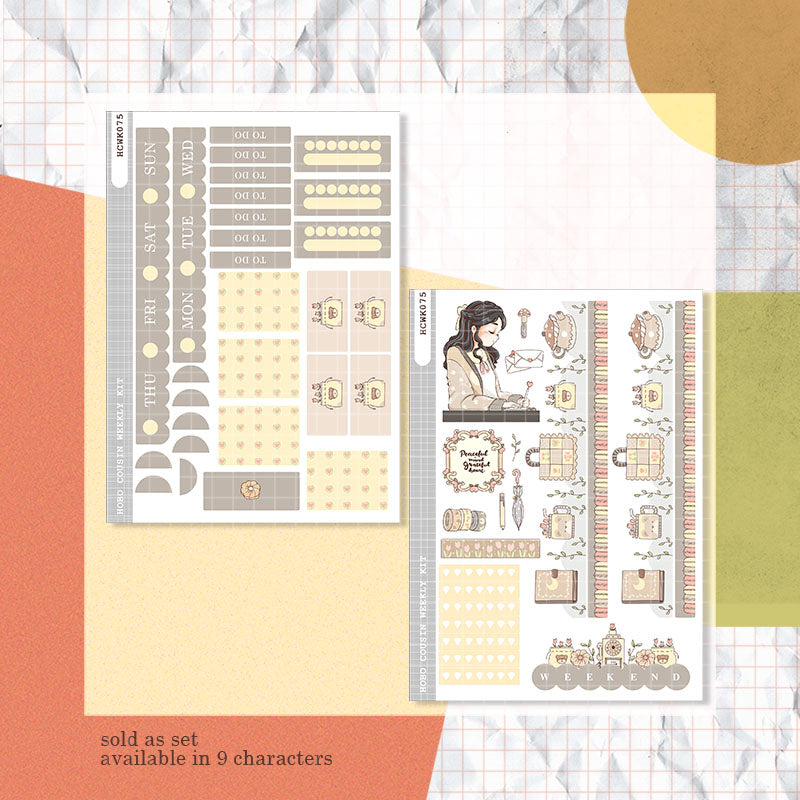 Journaling | Alone Time | Hobonichi Cousin Weekly Kit - hcwk075