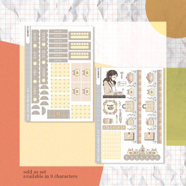 Journaling | Alone Time | Hobonichi Cousin Weekly Kit - hcwk075