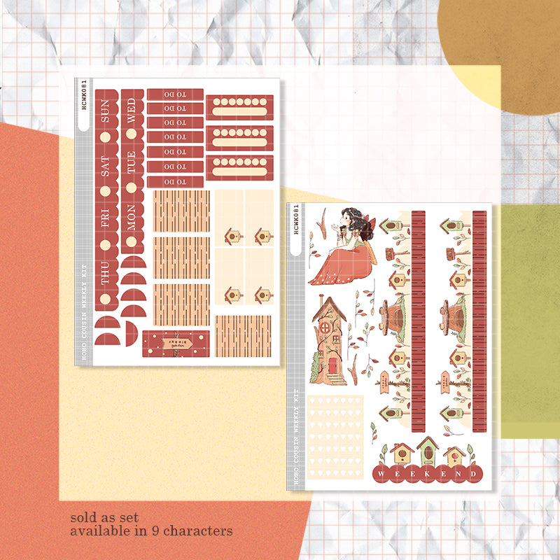 Magical | Fairy Tales | Hobonichi Cousin Weekly Kit - hcwk081
