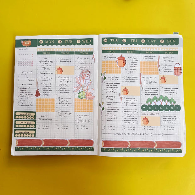 Mythical | Fairy Tales | Hobonichi Cousin Weekly Kit - hcwk082