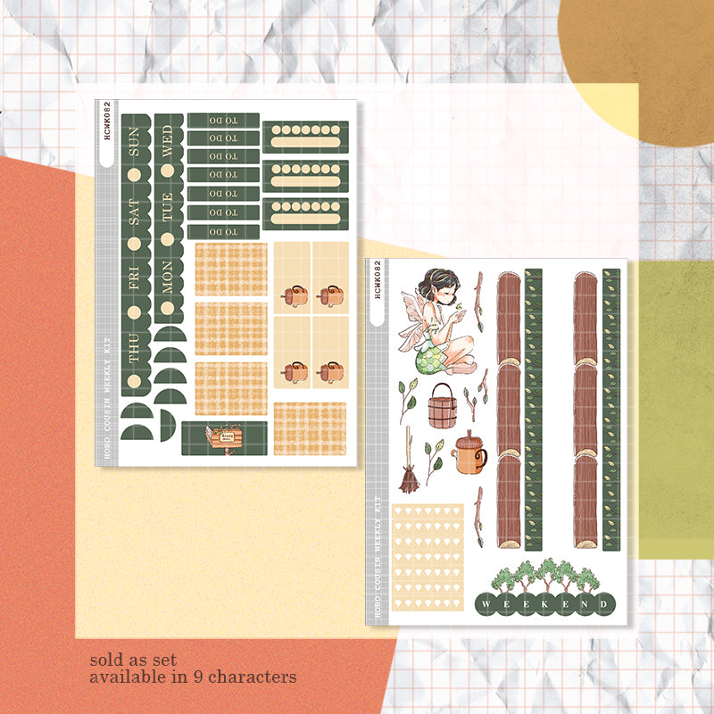 Mythical | Fairy Tales | Hobonichi Cousin Weekly Kit - hcwk082