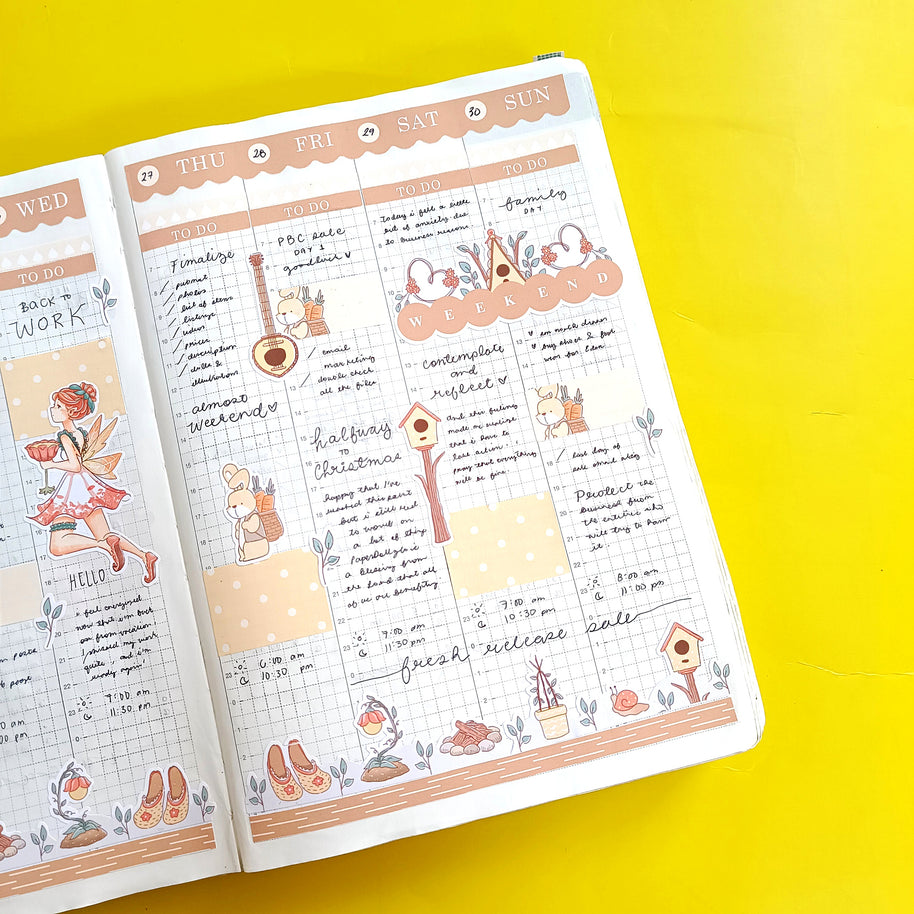 Surreal | Fairy Tales | Hobonichi Cousin Weekly Kit - hcwk083