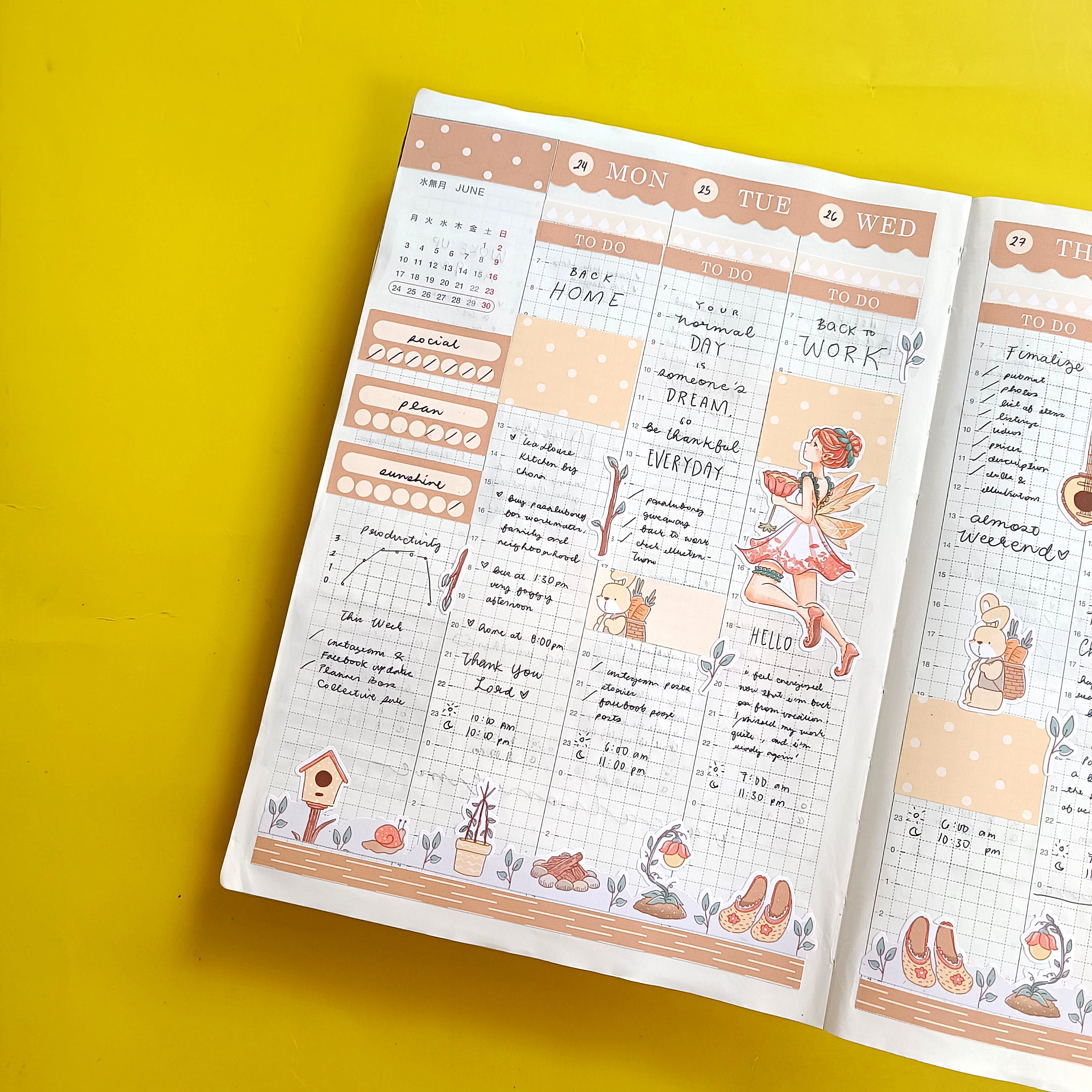 Surreal | Fairy Tales | Hobonichi Cousin Weekly Kit - hcwk083