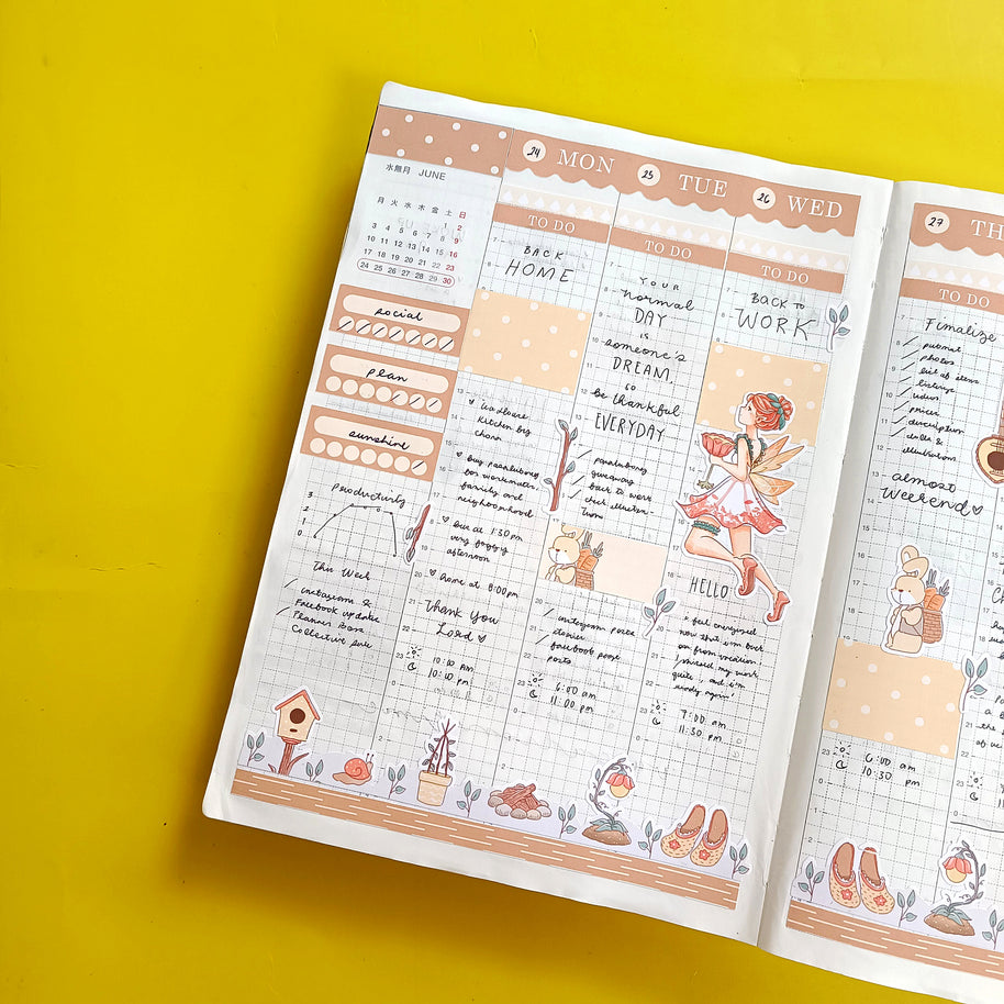Surreal | Fairy Tales | Hobonichi Cousin Weekly Kit - hcwk083