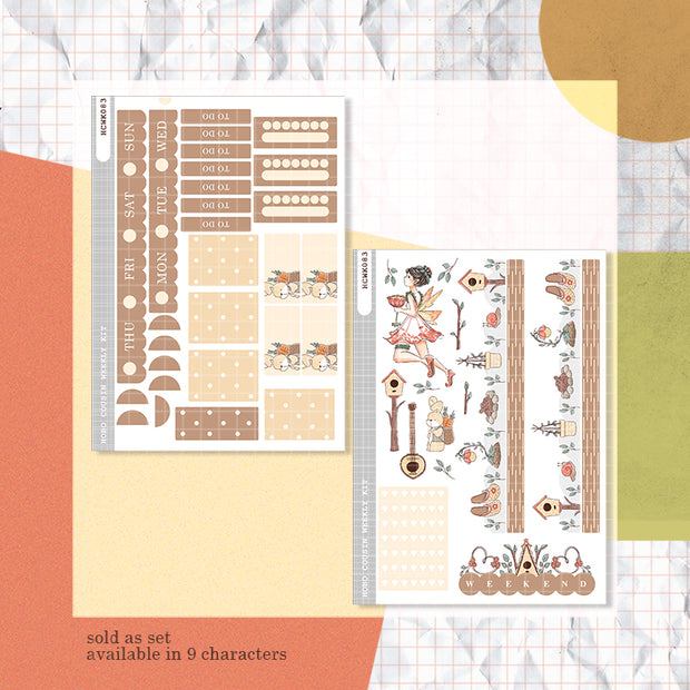 Surreal | Fairy Tales | Hobonichi Cousin Weekly Kit - hcwk083