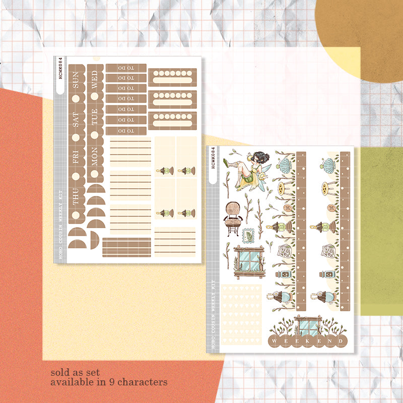 Fearless | Fairy Tales | Hobonichi Cousin Weekly Kit - hcwk084
