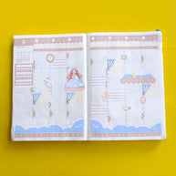 Peaceful | Sweet Dreams | Hobonichi Cousin Weekly Kit - hcwk086