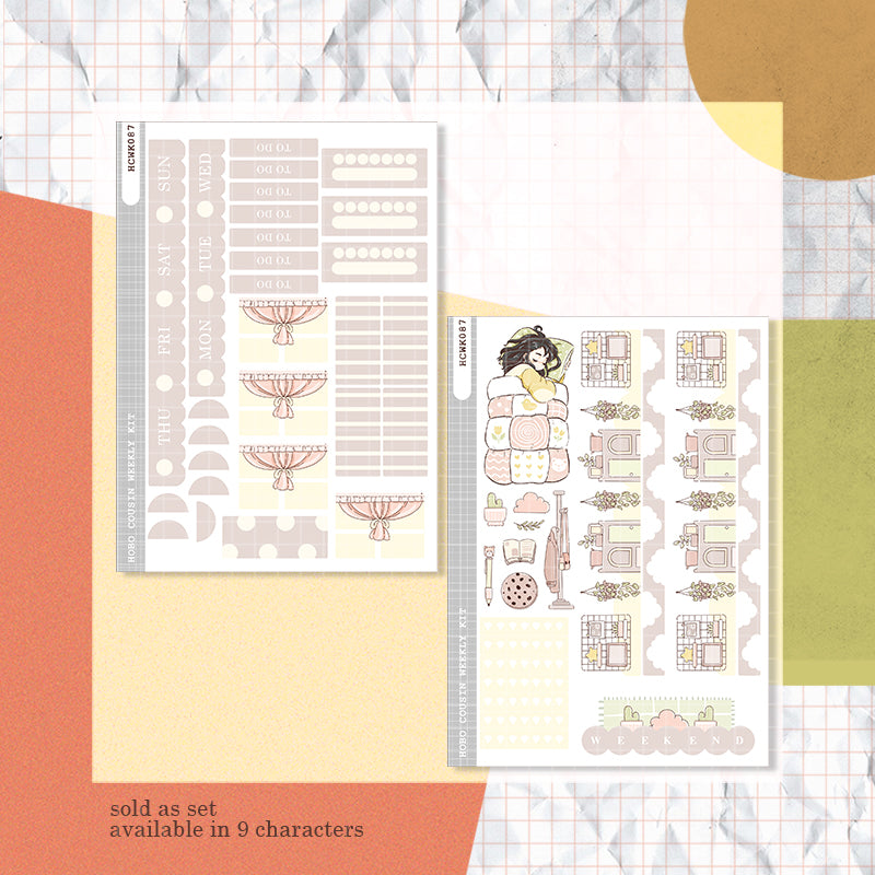 Cozy | Sweet Dreams | Hobonichi Cousin Weekly Kit - hcwk087