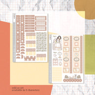 Calm | Sweet Dreams | Hobonichi Cousin Weekly Kit - hcwk088