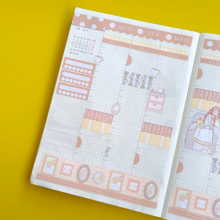 Calm | Sweet Dreams | Hobonichi Cousin Weekly Kit - hcwk088