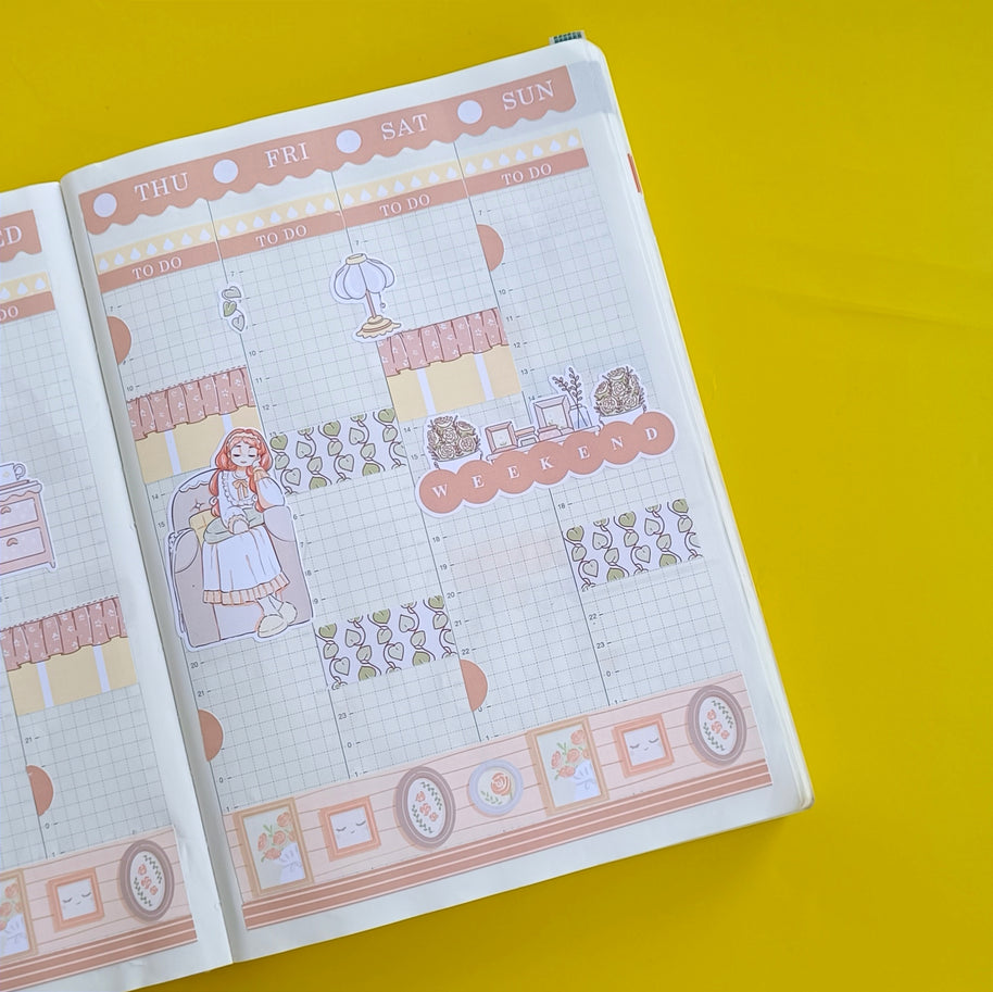 Calm | Sweet Dreams | Hobonichi Cousin Weekly Kit - hcwk088