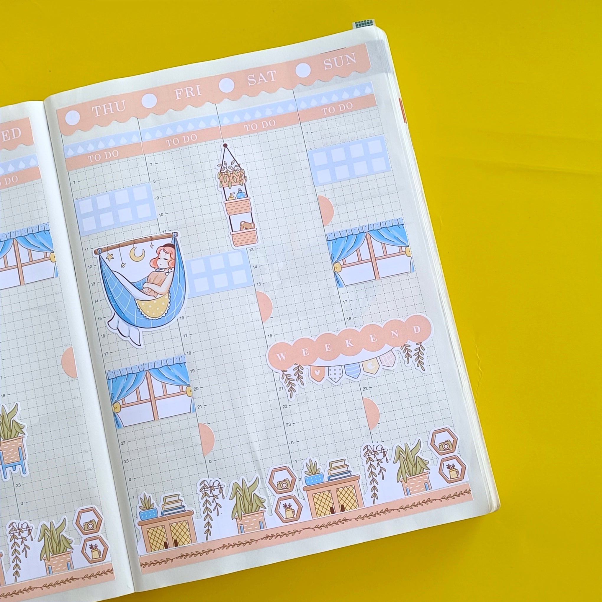 Serene | Sweet Dreams | Hobonichi Cousin Weekly Kit - hcwk089
