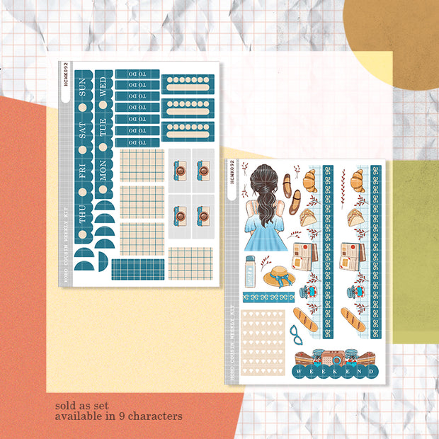 Picnic | Crowning Glory | Hobonichi Cousin Weekly Kit - hcwk092