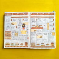 Library | Crowning Glory | Hobonichi Cousin Weekly Kit - hcwk093