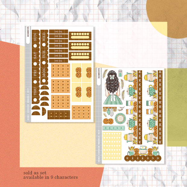 Kitchen | Crowning Glory | Hobonichi Cousin Weekly Kit - hcwk095