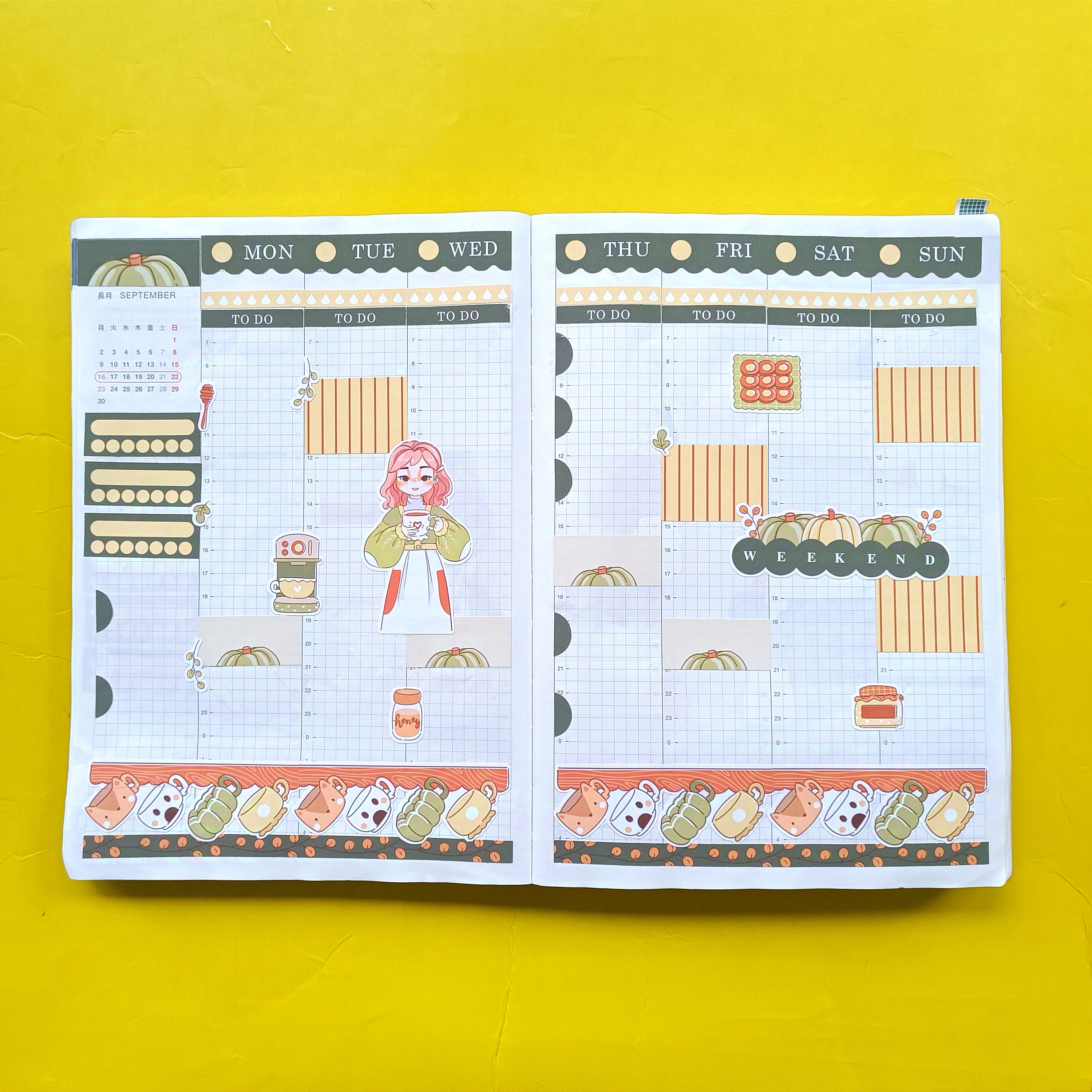 Home | Fabulous Fall | Hobonichi Cousin Weekly Kit - hcwk096