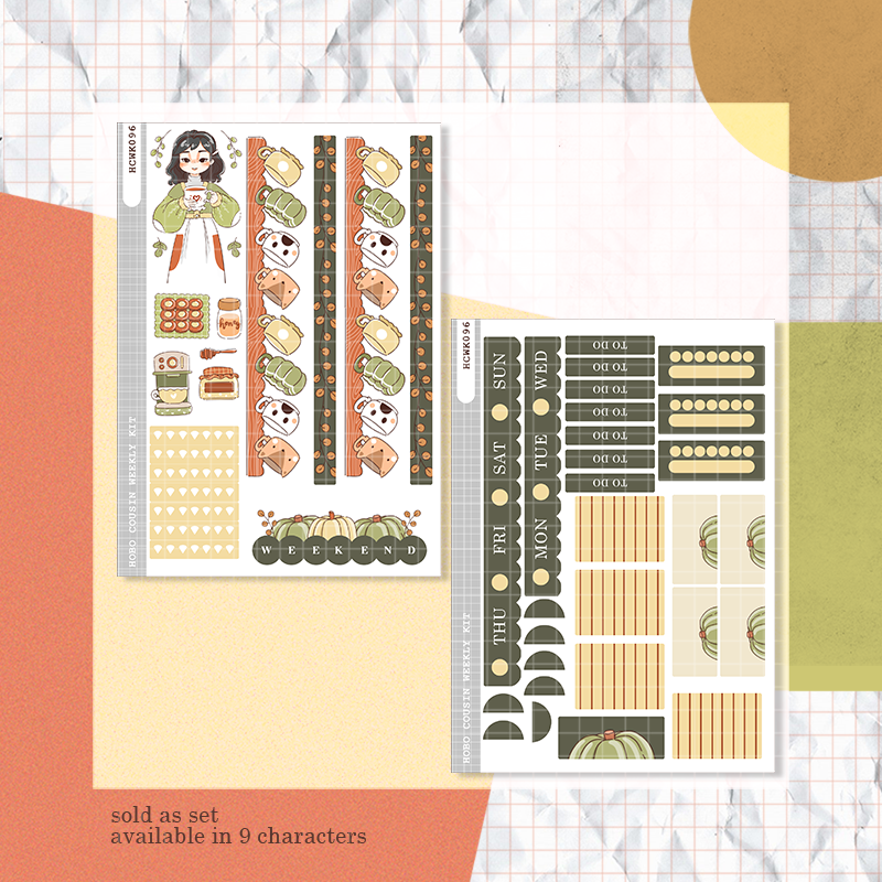Home | Fabulous Fall | Hobonichi Cousin Weekly Kit - hcwk096