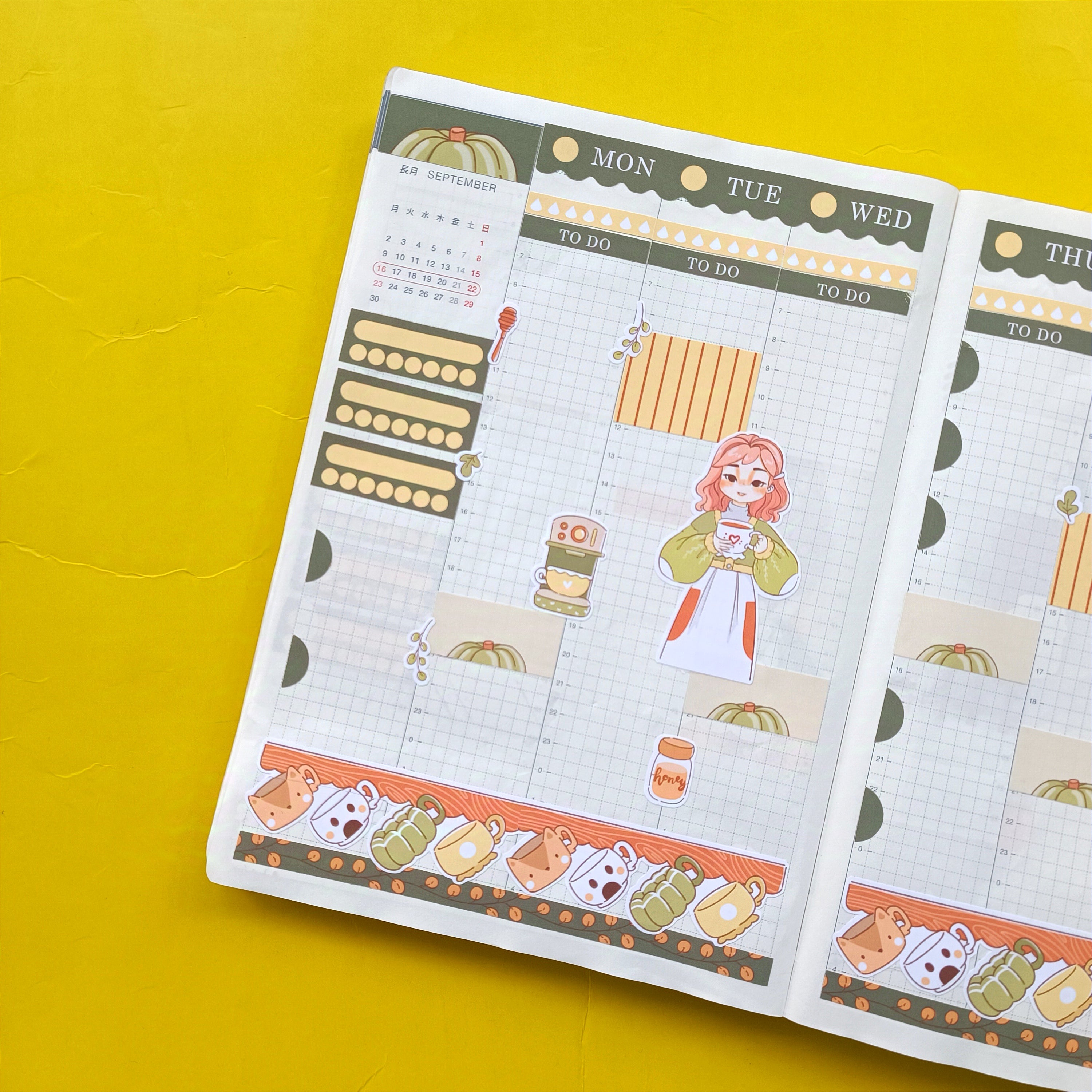Home | Fabulous Fall | Hobonichi Cousin Weekly Kit - hcwk096