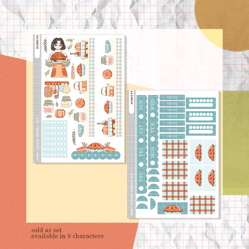Thanksgiving | Fabulous Fall | Hobonichi Cousin Weekly Kit - hcwk099