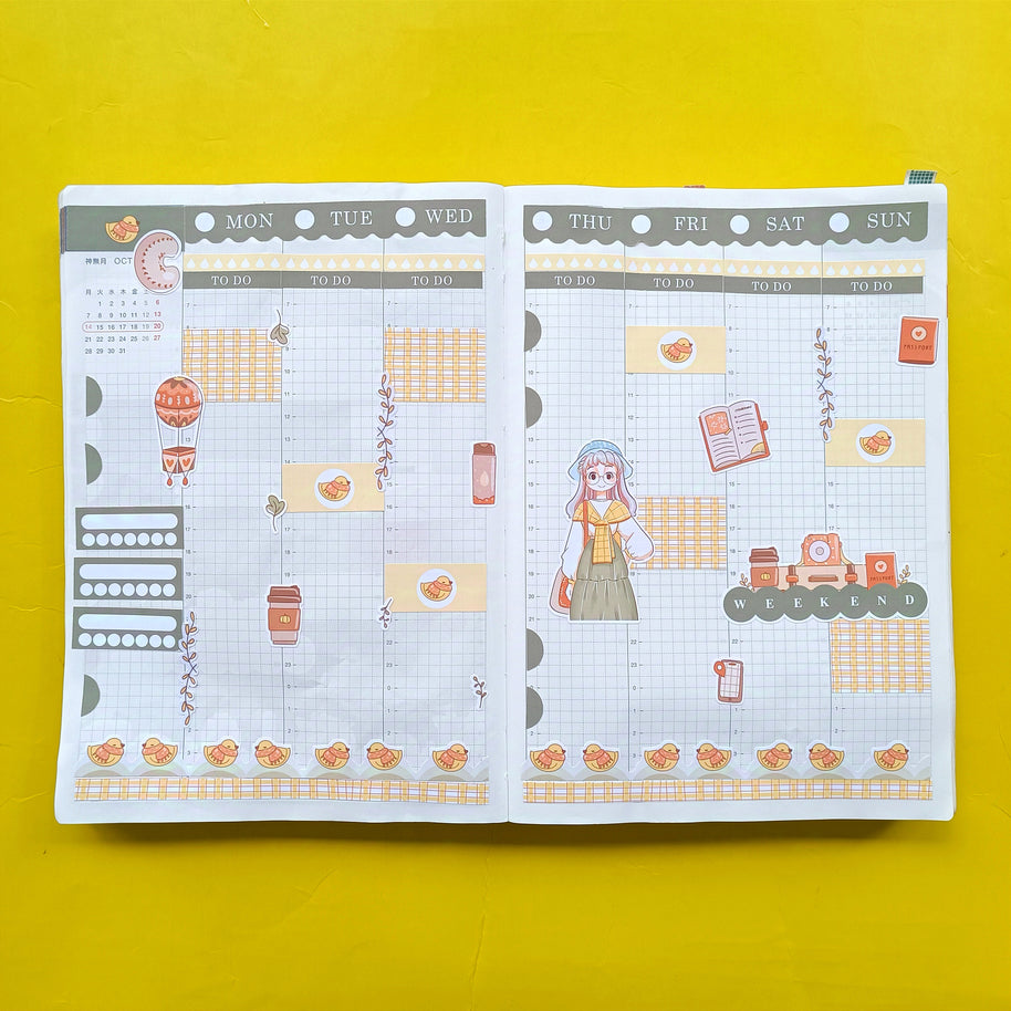 Travel | Fabulous Fall | Hobonichi Cousin Weekly Kit - hcwk100