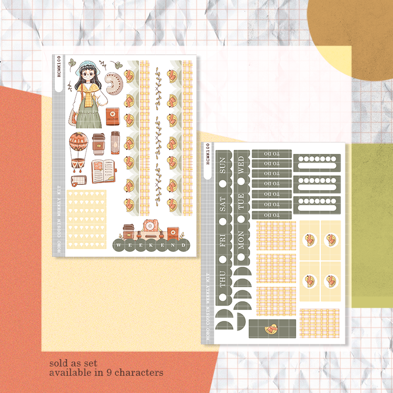 Travel | Fabulous Fall | Hobonichi Cousin Weekly Kit - hcwk100