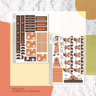 Bear | Fluffy Tails | Hobonichi Cousin Weekly Kit - hcwk102