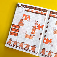 Bear | Fluffy Tails | Hobonichi Cousin Weekly Kit - hcwk102
