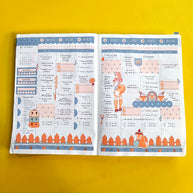 Fox | Fluffy Tails | Hobonichi Cousin Weekly Kit - hcwk103