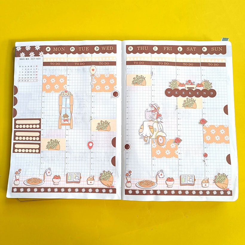 Roadtrip | Wanderlust | Hobonichi Cousin Weekly Kit - hcwk106