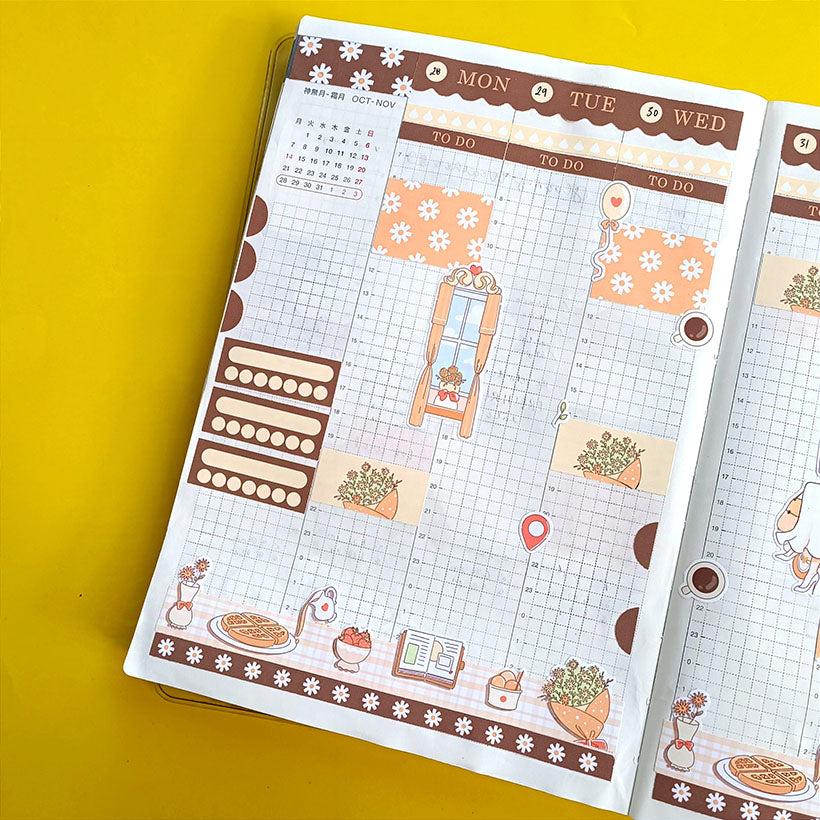 Roadtrip | Wanderlust | Hobonichi Cousin Weekly Kit - hcwk106