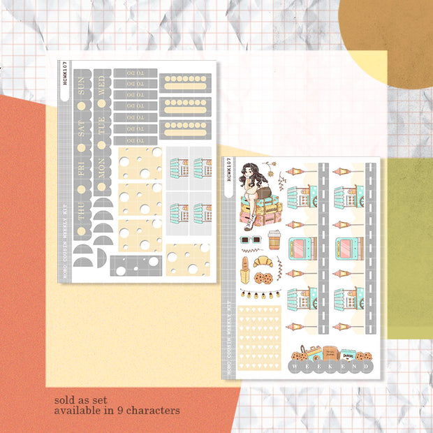 Solo | Wanderlust | Hobonichi Cousin Weekly Kit - hcwk107