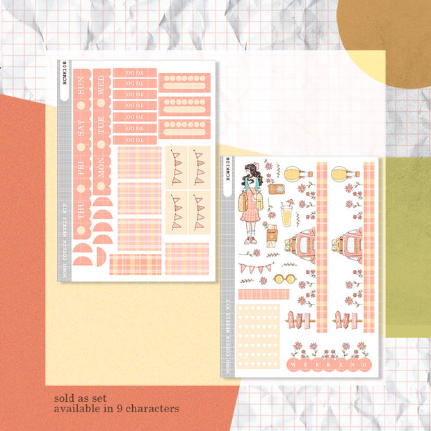 Adventure | Wanderlust | Hobonichi Cousin Weekly Kit - hcwk108