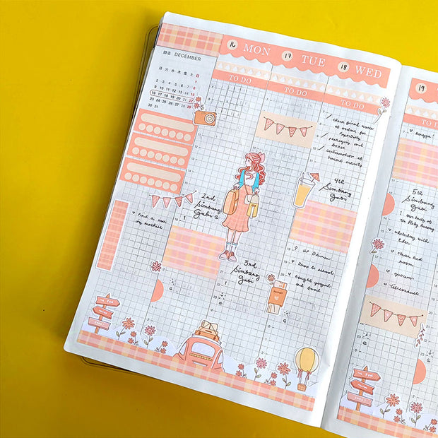 Adventure | Wanderlust | Hobonichi Cousin Weekly Kit - hcwk108