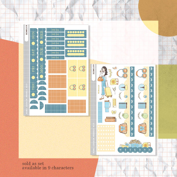 Business | Wanderlust | Hobonichi Cousin Weekly Kit - hcwk109